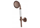 Punktowy zestaw prysznicowy Omnires Armance, słuchawka 1-funkcyjna z uchwytem i wężem 150cm, miedź antyczna