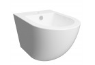 Bidet wiszący Omnires Ottawa, 49x37cm, z przelewem, biały połysk