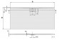 Brodzik prostokątny Villeroy & Boch Architectura, 120x80cm, akrylowy, MetalRim, Weiss Alpin