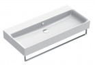 Umywalka wisząca Catalano New Premium, 100x47cm, z przelewem, bez otworu na baterię, biały połysk