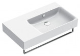Umywalka wisząca/nablatowa Catalano New Premium, 100x47cm, z przelewem, bez otworu na baterię, biały połysk
