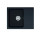 Zlewozmywak Franke Orion OID 611-62 Tectonite, wbudowywany, 62x50 cm, kolor Onyx