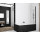Parawan nawannowy Sanswiss Solino SOEB1, prawy, 850x1500mm, Black Line, czarny profil 