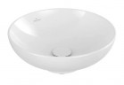 Umywalka nablatowa Villeroy & Boch Loop & Friends, okrągła, 42cm, bez przelewu, Weiss Alpin