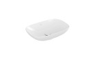 Umywalka nablatowa Villeroy & Boch Loop & Friends, 56x38cm, bez przelewu, Weiss Alpin CeramicPlus