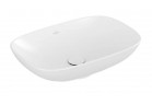 Umywalka nablatowa Villeroy & Boch Loop & Friends, 56x38cm, bez przelewu, Stone White CeramicPlus