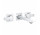 Bateria umywalkowa 3-otworowa Grohe Allure, podtynkowa, wylewka 208mm, chrom