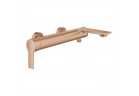 Bateria wannowa Grohe Allure, natynkowa, 2 wyjścia wody, wylewka 196mm, brushed warm sunrise