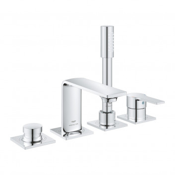 Bateria wannowa 5-otworowa Grohe Allure, 2 wyjścia wody, wylewka 143mm, chrom