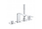 Bateria wannowa 5-otworowa Grohe Allure, 2 wyjścia wody, wylewka 143mm, chrom