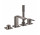 Bateria wannowa 4-otworowa Grohe Allure, 2 wyjścia wody, wylewka 143mm, hard graphite