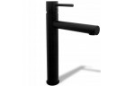 Bateria umywalkowa Rea Tess Black, stojąca wysoka, wylewka 170mm, czarny mat