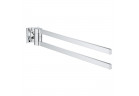 Wieszak podwójny Grohe Allure, 46cm, ścienny, obracany, chrom