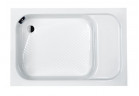 Brodzik prostokątny Sanplast Classic Bzs/CL 80x120x28+STB biew, 80x120cm, akrylowy, biały