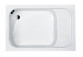 Brodzik prostokątny Sanplast Classic B/CL 80x120x15+STB biew, 80x120cm, akrylowy, biały