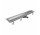 Odpływ liniowy Shedpol Base-Low, 70cm, maskownica Plate do wypełnienia płytkami, aluminium