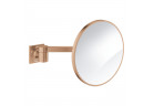 Lusterko Grohe Allure, ścienne, okrągłe, powiększenie x7, brushed warm sunset