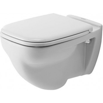 Miska WC wisząca Duravit D-Code, 56x36cm, HygieneGlaze, biała