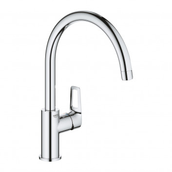 Bateria zlewozmywakowa Grohe BauLoop, stojąca, wysokość 332mm, obrotowa wylewka, chrom