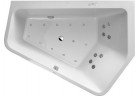 Wanna narożna z hydromasażem Duravit Paiova 5 Combi-System p, 190x140cm, prawa, akrylowa, bezszwowa obudowa, biały alpin