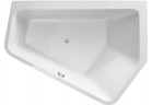 Wanna narożna z hydromasażem Duravit Paiova 5 Air-System, 190x140cm, prawa, akrylowa, bezszwowa obudowa, biały alpin