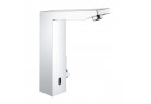 Elektroniczna bateria umywalkowa Grohe Eurocube E, stojąca, wysokość 225mm, na podczerwień, z mieszaczem, bateria 6V, chrom