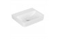 Umywalka wisząca Villeroy & Boch O.novo, 55x46cm, z przelewem, otwór na baterię, Weiss Alpin AntiBac CeramicPlus