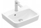 Umywalka nablatowa Villeroy & Boch O.novo, 55x46cm, z przelewem, otwór na baterię, Weiss Alpin