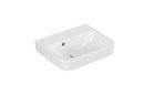 Umywalka wisząca Villeroy & Boch O.novo, 45x37cm, z przelewem, bez otworu na baterię, Weiss Alpin