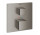 Bateria prysznicowa termostatyczna Grohe Grohtherm Cube, podtynkowa, dwa wyjścia wody, brushed hard graphite
