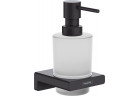 Dozownik mydła Hansgrohe AddStoris, ścienny, czarny mat
