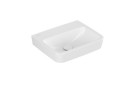 Umywalka nablatowa Villeroy & Boch O.novo, 45x37cm, bez przelewu, bez otworu na baterię, Weiss Alpin CeramicPlus