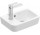Mała umywalka wisząca Villeroy&Boch O.novo, 36x25cm, z przelewem, otwór na baterię, Weiss Alpin CeramicPlus