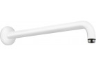 Ramię prysznicowe Hansgrohe, 38,9cm, ścienne, biały mat