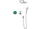 System prysznicowy Hansgrohe Crometta S 240 1jet, podtynkowy, bateria jednouchwytowa, deszczownica 24cm, słuchawka 2-funkcyjna, chrom