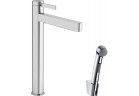 Bateria umywalkowa Hansgrohe Finoris, stojąca, wysokość 328mm, z główką Bidette i wężem 160cm, chrom