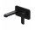 Bateria umywalkowa Omnires Sacramento, podtynkowa, wylewka 178mm, czarny mat