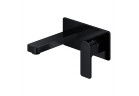 Bateria umywalkowa Omnires Baretti, podtynkowa, wylewka 170mm, czarny mat