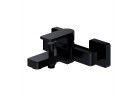 Bateria wannowa Omnires Baretti, natynkowa, 2 wyjścia wody, wylewka 184mm, czarny mat