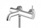 Bateria wannowa Kohlman Axel, natynkowa, wylewka 205mm, 2 wyjścia wody, chrom