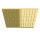 Deszczownica Kohlman, kwadratowa, 30x30cm, złoty połysk