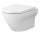 Set B331 miska wisząca Cersanit Larga Oval z deską Slim Wrap, 52x36cm, CleanOn, biały