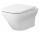 Set B332 miska wisząca Cersanit Larga Square z deską Slim Wrap, 52x36cm, CleanOn, biały