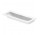 Umywalka meblowa Duravit ME by Starck, 123x49, z przelewem, bez otworu na baterię, biały
