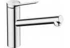 Bateria kuchenna Hansgrohe Zesis M33 1jet EcoSmart CoolStart, stojąca, wysokość 239mm, wylewka 220mm, chrom