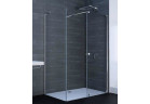 Ścianka boczna do drzwi suwanych Walk-In Huppe Xtensa Pure 4-kąt, 800x2000mm, szkło przezroczyste Anti-Plaque, profil srebrny połysk