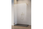 Drzwi prysznicowe walk-in Radaway Essenza Pro 8 Gold, 135x200cm, szkło przejrzyste, profil złoty
