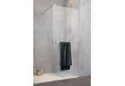 Kabina prysznicowa walk-in Radaway Modo New II z wieszakiem, 140x200cm, szkło przejrzyste, profil chrom