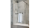 Kabina prysznicowa walk-in Radaway Modo New Black II z wieszakiem, 90x200cm, szkło przejrzyste, profil czarny