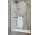 Kabina prysznicowa walk-in Radaway Modo New Black II z wieszakiem, 90x200cm, szkło przejrzyste, profil czarny